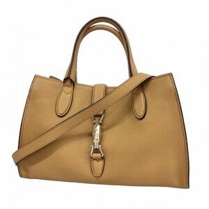 GUCCI Brown Leather Jackie Bag